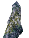 Batik Fabric — Abstract Stone & Moss Patchwork Print