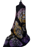 Batik Fabric — Dotted Wheel & Tie-Dye Burst Print