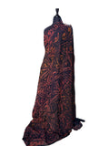 Batik Fabric — Spider Web & Scroll Print