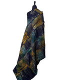 Batik Fabric — Fan Block Stripe Patchwork Print