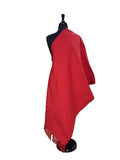 Aso Oke Scarlet Red Solid Fabric