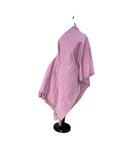 Aso Oke Dusty Rose Pink Solid Fabric