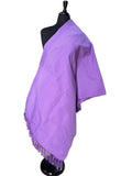Aso Oke Lavender Purple Solid Fabric