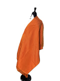 Aso Oke Burnt Orange Solid Fabric