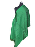Aso Oke Emerald Green Solid Fabric