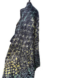 Batik Fabric — Starburst & Pebble Circle Print