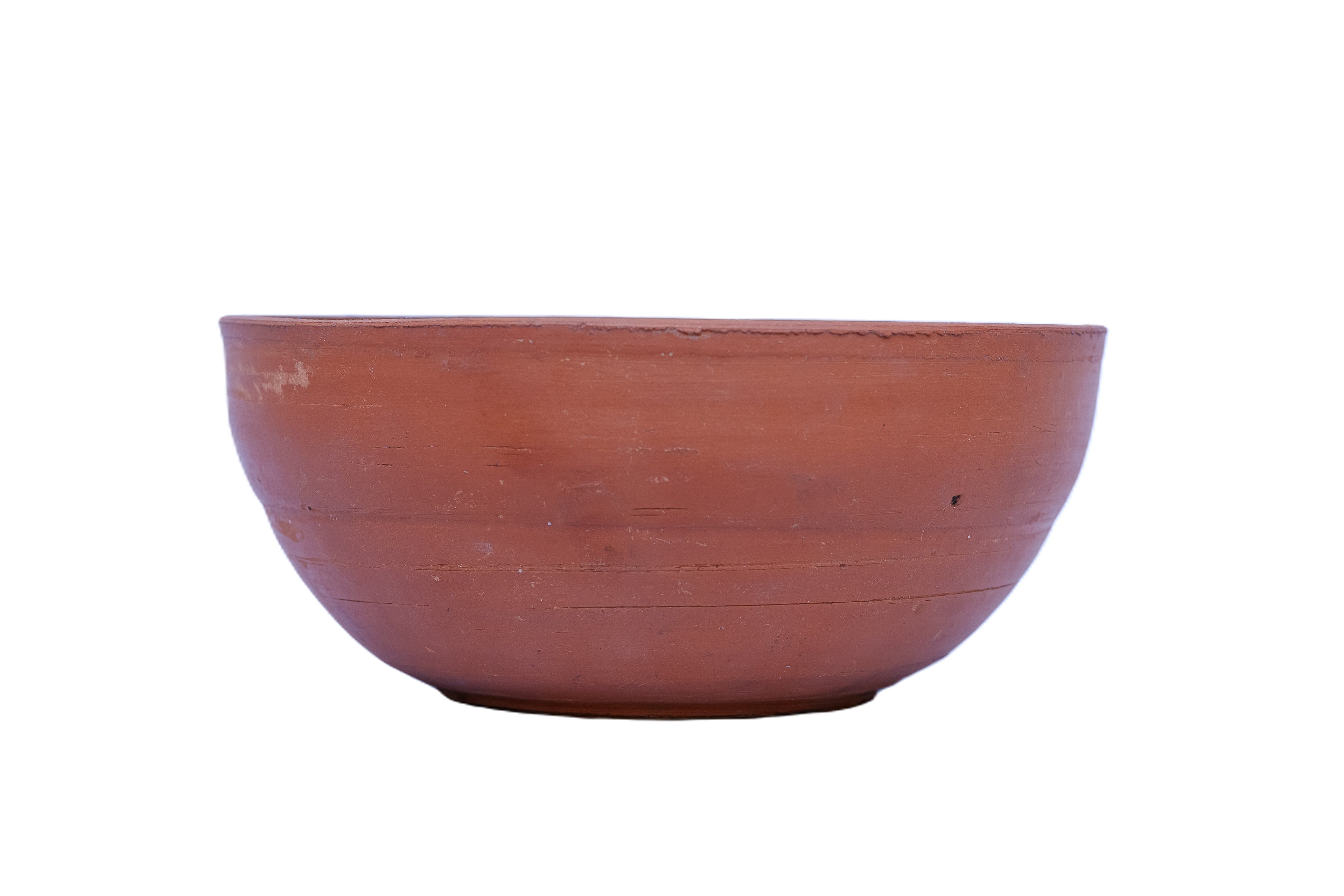 African Terracotta Cup & Bowl Set — Handcrafted Clay Pottery