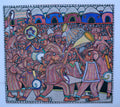 African Festival of Music & Dance — Original Painting on Canvas