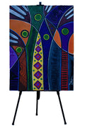 African Sacred Grove — Original Painting on Canvas