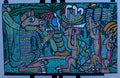 African Spirit Creatures — Original Painting on Canvas