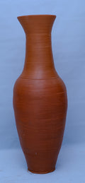 Handcrafted Terracotta Tall Amphora Floor Vase