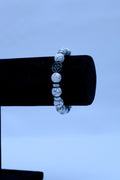 Men's Howlite & Sacred Geometry Bracelet