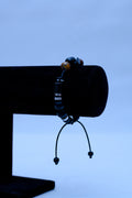 Men's Tiger's Eye, Black Onyx & Crystal Cylinder Bracelet