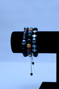 Handmade Gemstone & Crystal Beaded Bracelet