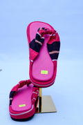 Aso Oke Knotted Thong Flip Flop Sandals