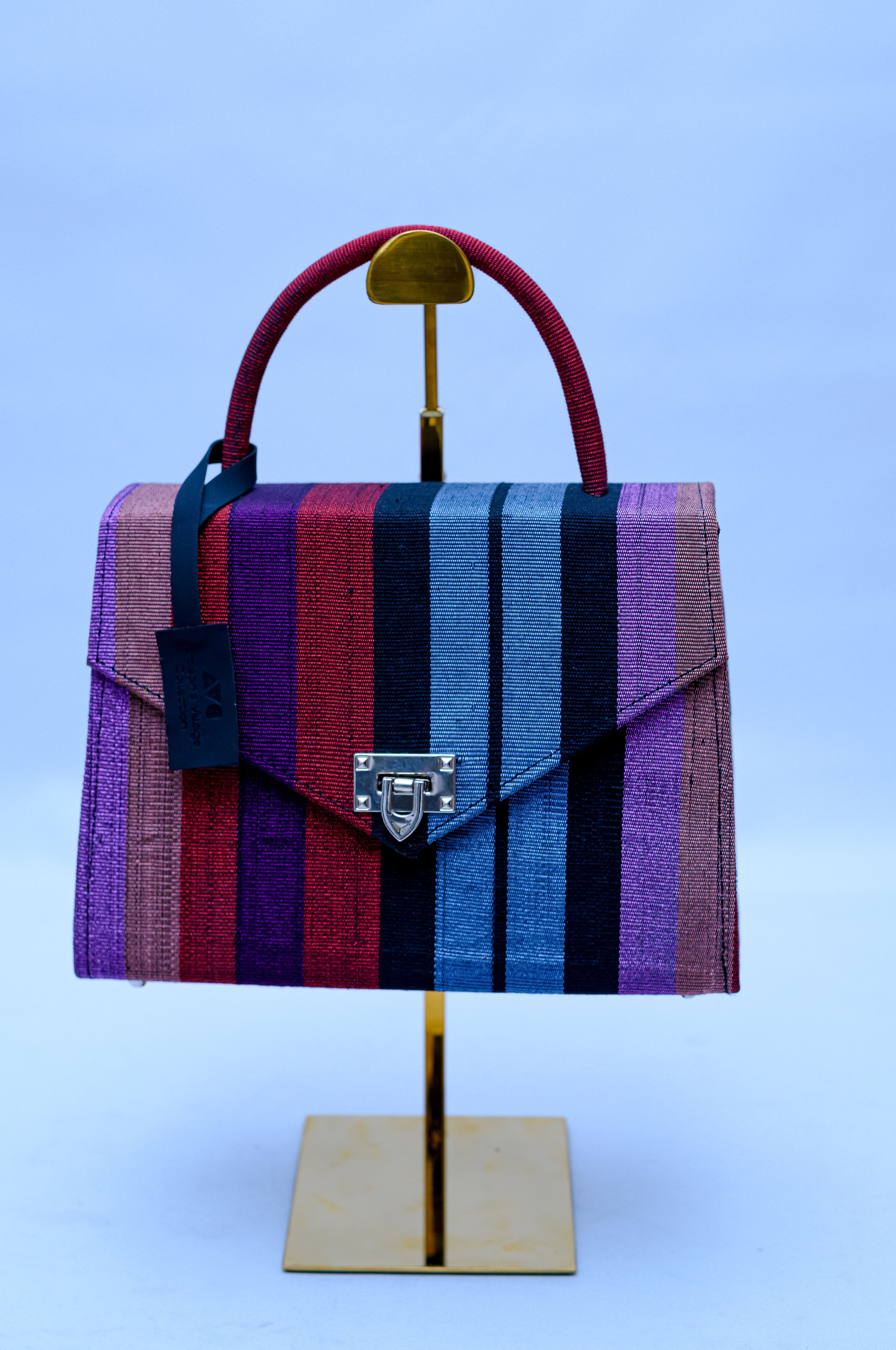 Aso Oke Kelly-Style Hand Bag