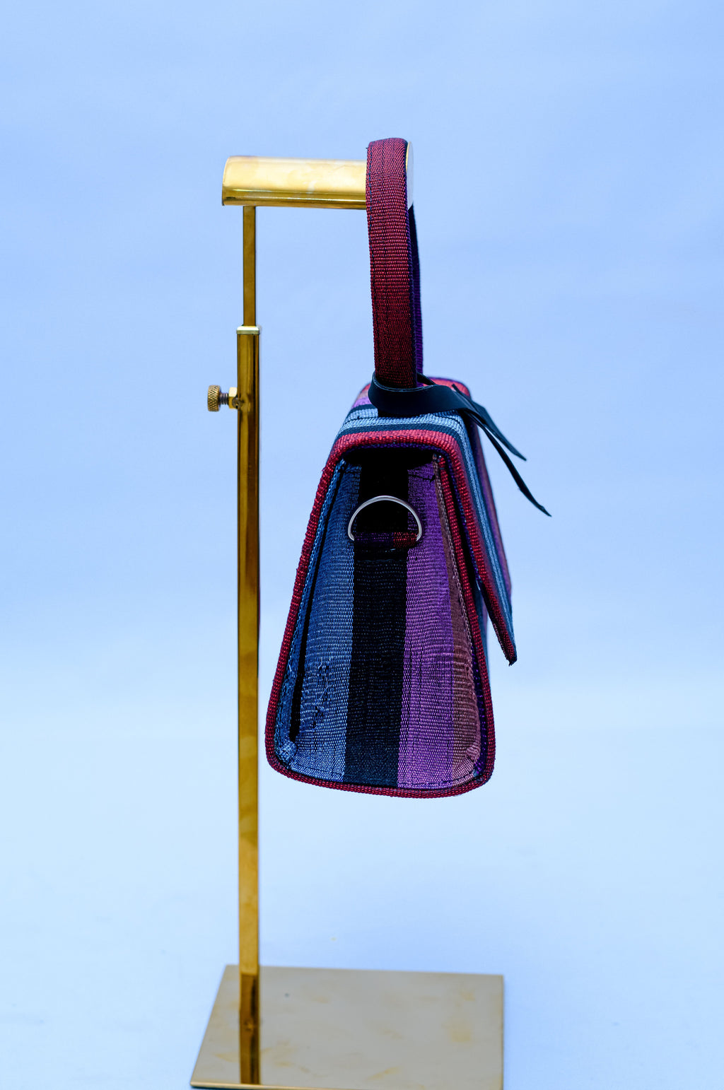 Aso Oke Kelly-Style Hand Bag