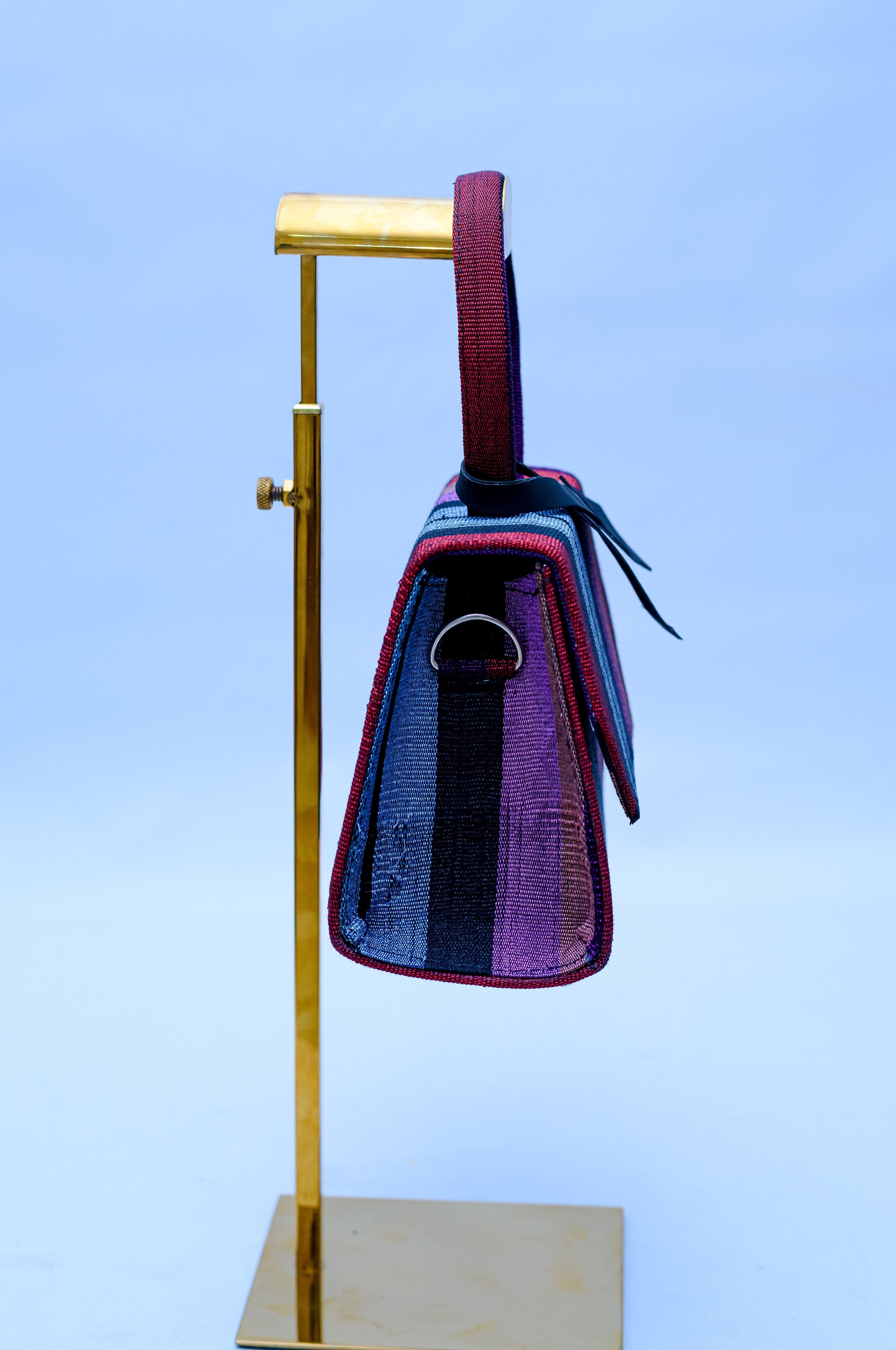 Aso Oke Kelly-Style Hand Bag