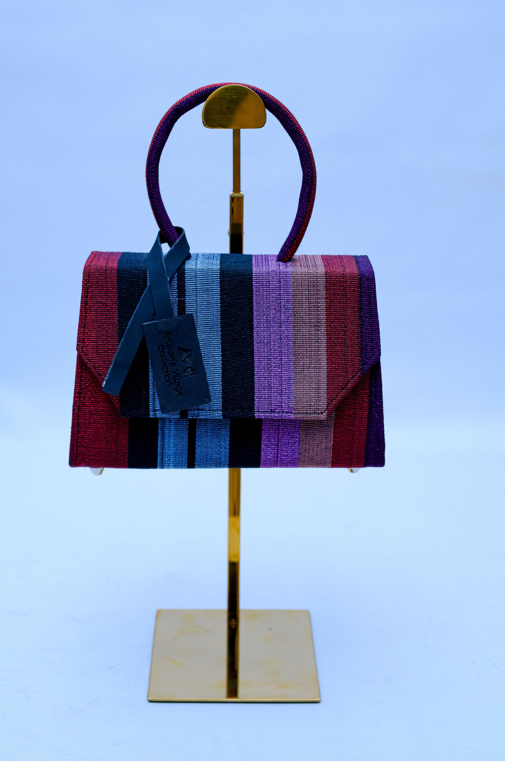 Aso Oke Kelly-Style Hand Bag