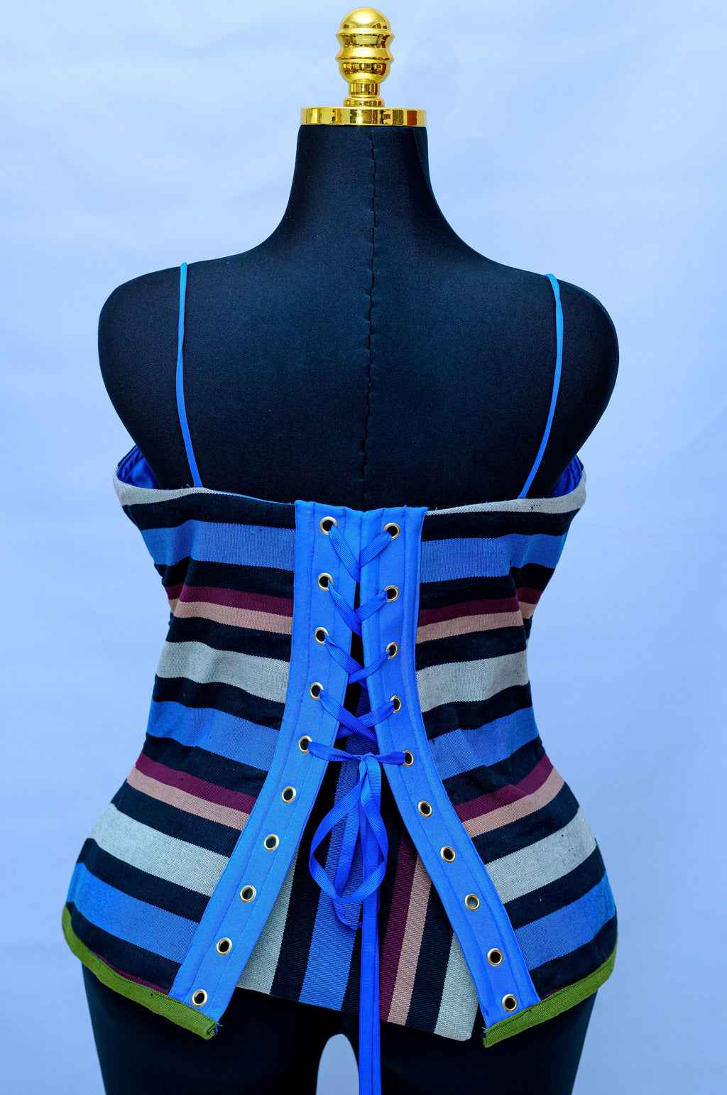 Aso Oke Hand-Woven Corset