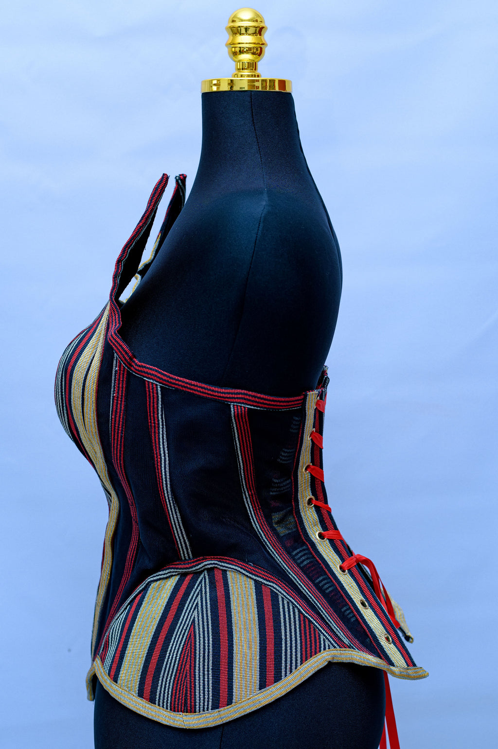 Aso Oke Hand-Woven Corset