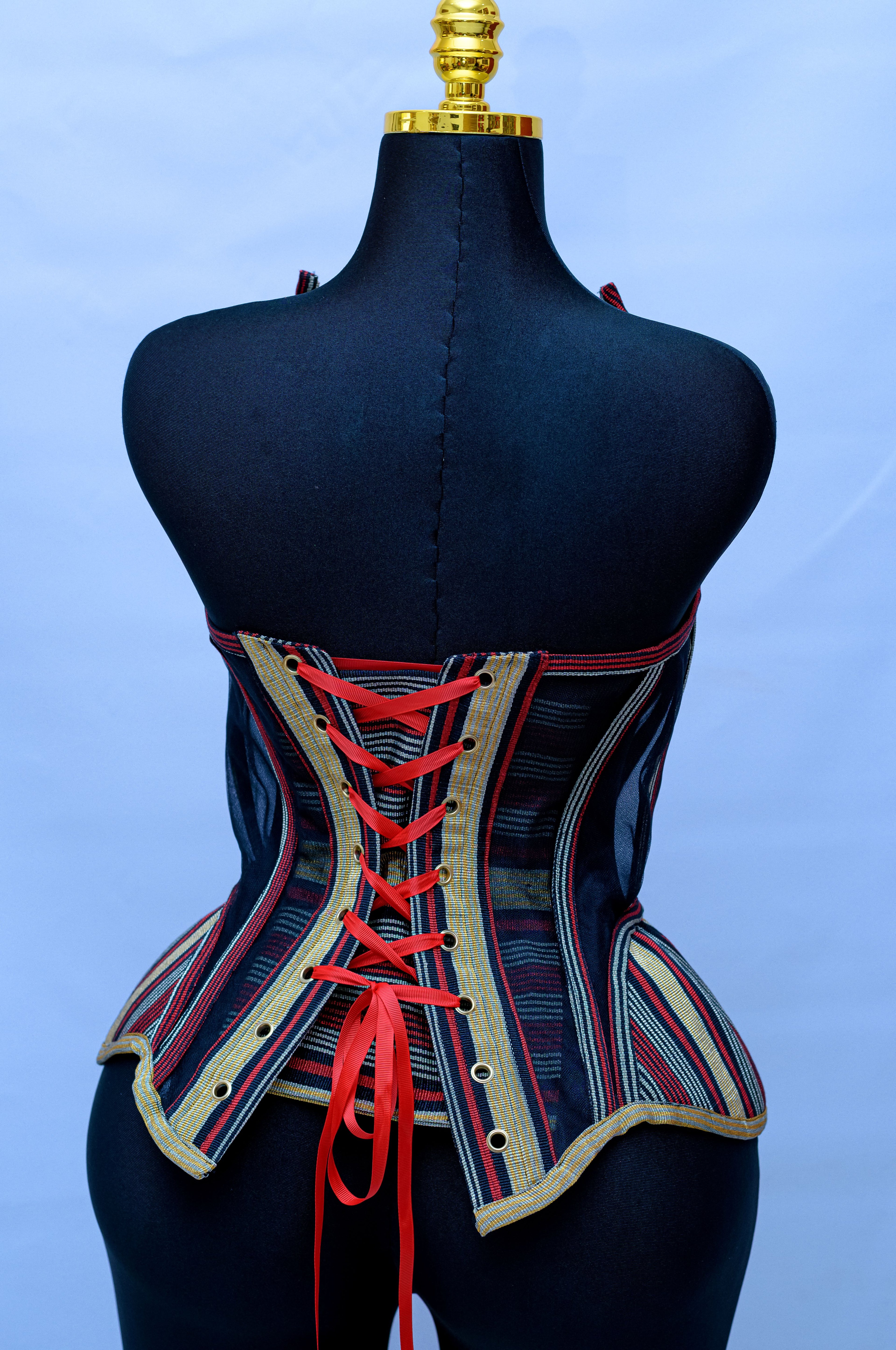 Aso Oke Hand-Woven Corset