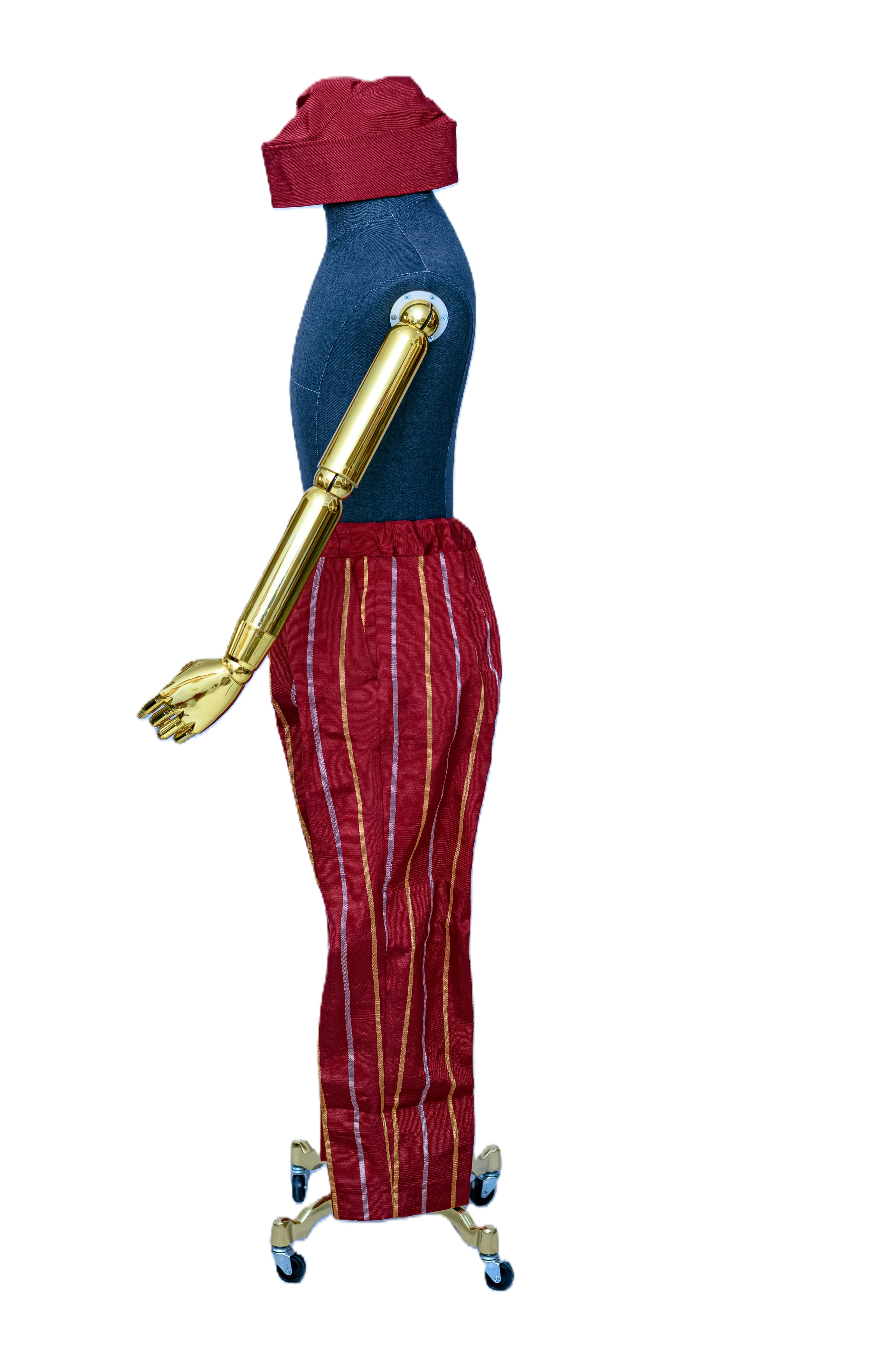 Aso Oke Hand-Woven Men's Pants